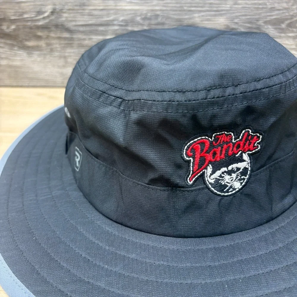 The Bandit Golf Club Hat Cap Strap Back Black Gray‎ Sun Boonie Richardson 810 TX